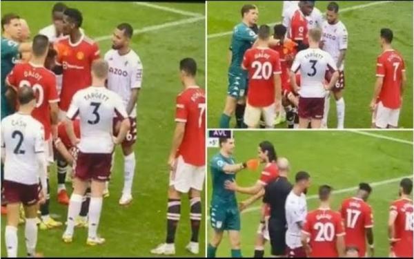 Kiper Emiliano Martinez tantang Ronaldo Kiper Aston Villa Emiliano Martinez tantang striker Manchester United Cristiano Ronaldo ambil penalti pada laga Liga Inggris yang berlangsung di Stadion Old Trafford, Sabtu (25/9/2021). (Foto: Youtube)