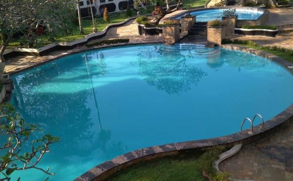 Kolam Tritasani Twitter Kolam renang di Club House Tirtasani. (Foto : twitter)