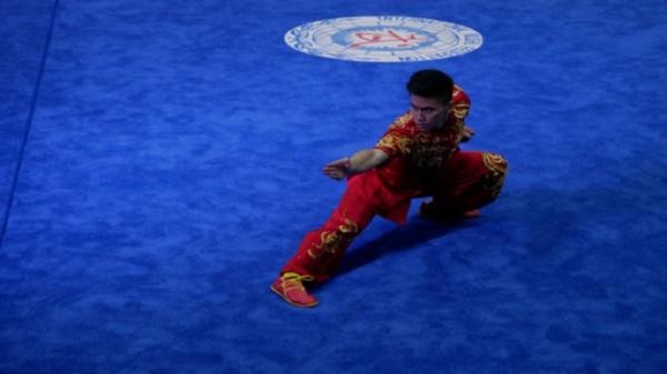 Ilustrasi atlet wushu Ilustrasi pertandingan wushu. (Foto: istimewa)