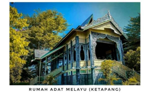 Rumah Adat Melayu Ketapang. Rumah Adat Melayu Ketapang. (Foto: Instagram @ditoalditama05)