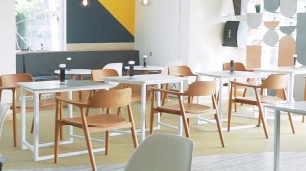 SO WHITE Penataan ruang So White Coffeetery menjadi daya tarik tersendiri. (FOTO: ISTIMEWA)
