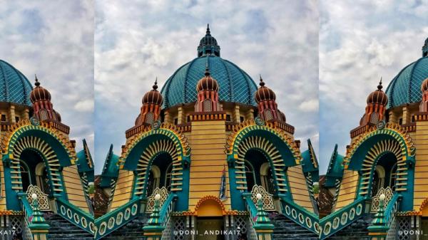 Tempat ibadah di Lampung, Masjid At-Taqwa Way Lima Pesawaran (Facebook/Masjid Lampung/Dokumen @Doni_Andika17)