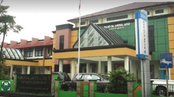 Tempat Vaksin di Kalimantan Barat salah satunya di RSUD Abdul Aziz Singkawang. (Foto: ist)