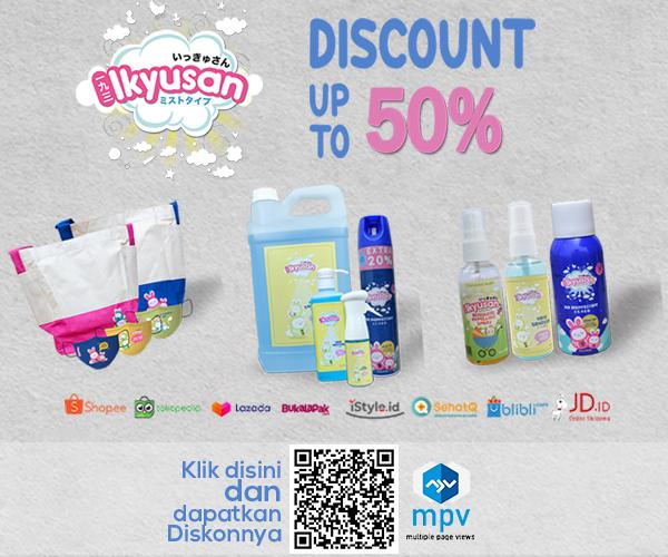 Ikyusan Air Disinfectant promo Ikyusan Air Disinfectant. (Foto: dok Ikyusan)