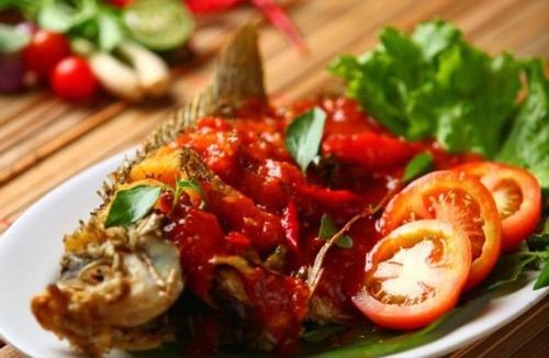 Kampoeng Bamboe di Bandar Lampung Salah satu menu di Kampoeng Bamboe di Bandar Lampung. (Foto: IG Kampoeng Bamboe)