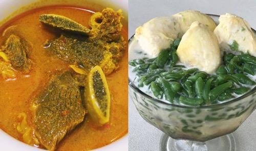 Lempah dan es cendol durian Menu Lempah dan Es Cendol Durian di Resto Anggrek. (Foto: IG)