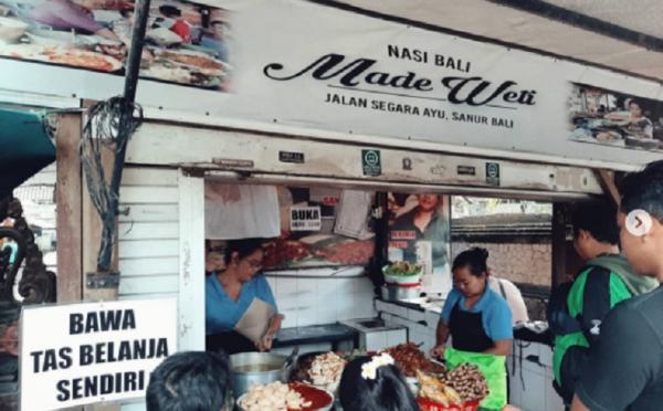 Warung Nasi Bali Men Weti Bali Warung Nasi Bali Men Weti Bali. (Foto: @nydia_widya)