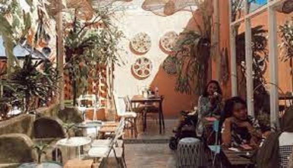 7 tempat nongkrong Surabaya tropical cafe, tempat nongkrong di surabaya dengan nuansa tropis. (travelingyuk).