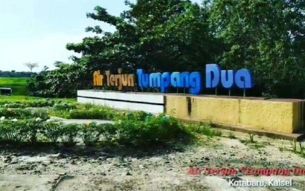 Tempat wisata di Kotabaru Kalimantan Selatan, Air Terjun Tumpang Dua (Foto: Instagram/Mifta2159) Logo Ukreximbank. (Foto: Reuters)Tempat wisata di Kotabaru Kalimantan Selatan, Air Terjun Tumpang Dua (Foto: Instagram/Mifta2159)