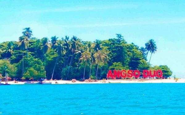 Pulau Angso Duo, di Padang, Sumatera Barat. (Foto: Istimewa)