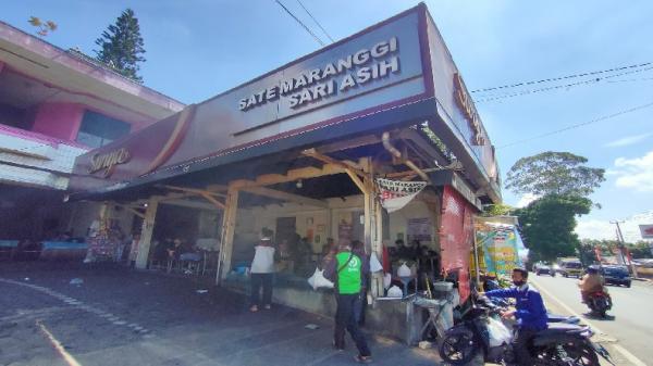 SATE MARANGGI SARI ASIH Belum ke Cianjur kalau belum menyicipi nikmatnya Sate Maranggi Sari Asih. (Foto: simparda.cianjurkab.go.id)