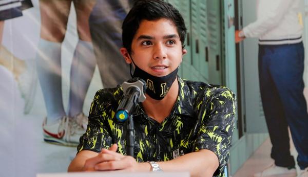 Alyssa Daguise dan Al Ghazali saat merayakan halloween.