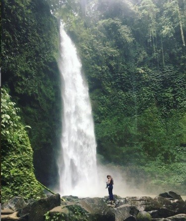 Tempat Wisata di Badung, Air Terjun Nungnung (Foto: Instagram/Nungnung Waterfall)