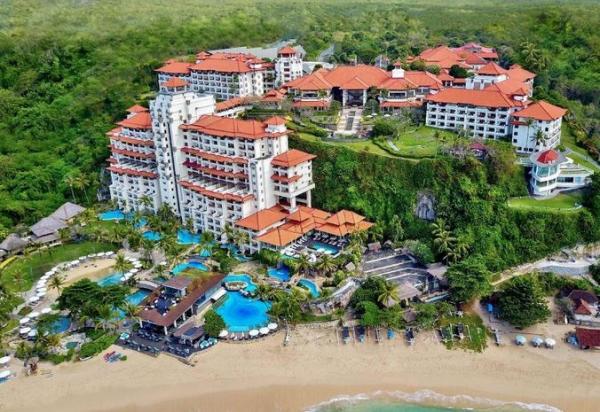 Pemandangan Hilton Bali Resort dari ketinggian. (Foto: Istimewa0