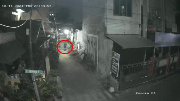 Pencurian tanaman hias Terduga pelaku pencurian tanaman hias di Tlogosari, Semarang, terekam kamera CCTV (Istimewa)