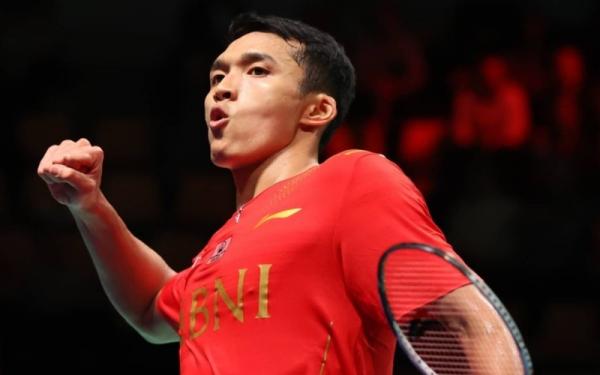 Jonatan Christie di Piala Thomas 2020 Jonatan Christie di Piala Thomas 2020. (Foto: Twitter/@bwfmedia)