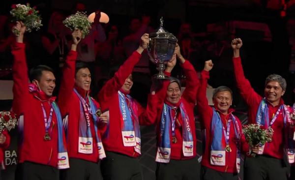 Fakta menarik muncul setelah Indonesia juara Piala Thomas 2020. (Foto: Istimewa)
