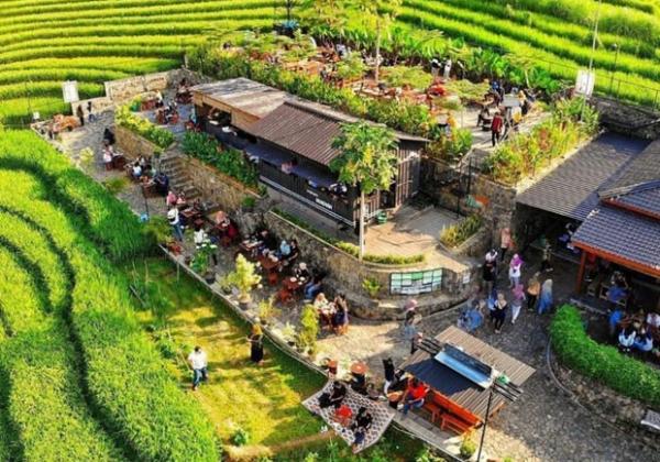  Kopi Ampirono mempunyai view yang indah. Lokasinya di Jalan Pendoworejo, Girimulyo, Kulonprogo. (Foto : @explorealamjogja)