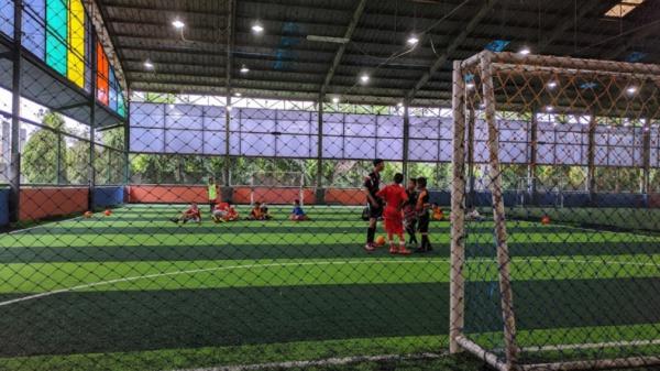 Lapangan futsal di Bandar Lampung, Raya Futsal Lapangan futsal di Bandar Lampung, Raya Futsal (Dokumen/ M Faiz)