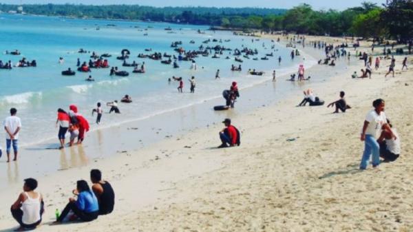 Tempat wisata di Lampung yang lagi hits, Pantai Embe, Lampung Selatan. (Foto: Instagram/embebeach)