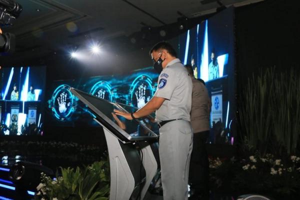 peluncuran digitalisasi pajak kendaraan (road tax) (Foto: dok Jasa Raharja)