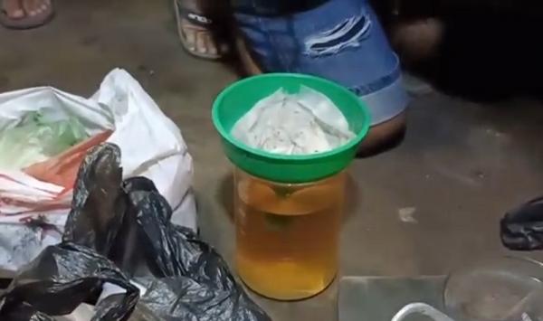 sabu apoteker Bahan baku sabu ditemukan polisi di kandang ayam pelaku. (Foto: iNews.id/Cucuk Donartono).