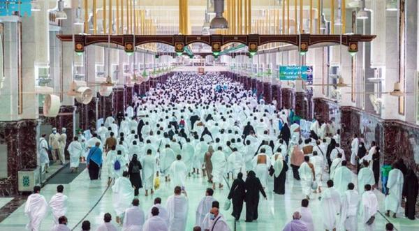 Masjidil Haram Kakbah Spa Jamaah haji melakukan Sa'i. (Foto: ist)