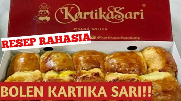 KARTIKA SARI Pisang bolen Kartika Sari melegenda. (Foto: YouTube/Dapur Sutanti)