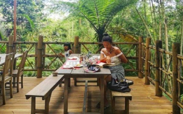 Bamboo Forest Restaurant Bamboo Forest Restaurant Tabanan Bali. (Foto: IG @bambooforestrestaurant)
