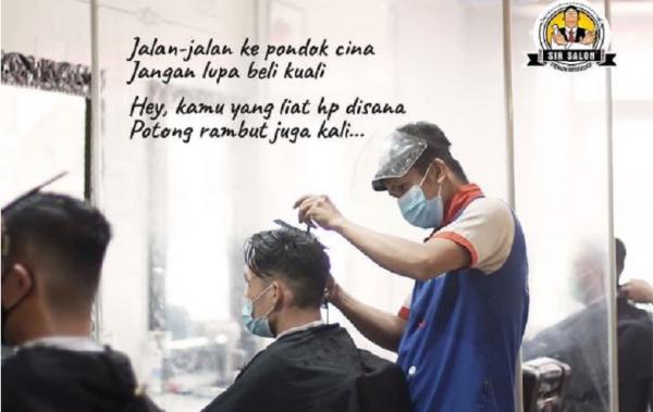 Sir salon siantar barbershop Barber shop di Pematangsiantar Sumatera Utara salah satunya Sir Salon Siantar. (Foto: Instagram)