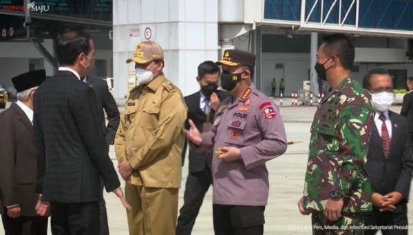 Andika KSAD Jenderal TNI Andika Perkasa melepas Presiden Jokowi dan rombongan untuk menghadiri KTT G20 yang digelar di Roma Italia. (Foto akun Youtub Sekretariat Presiden).