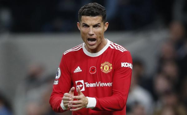 Cristiano Ronaldo Manchester United (MU) bantai Tottenham Hotspur 3-0 pada pekan ke-10 Liga Inggris, Sabtu (30/10/2021) malam WIB. Ronaldo lega karena timnya bisa bungkam kritik. (Foto: Reuters/Matthew Childs)