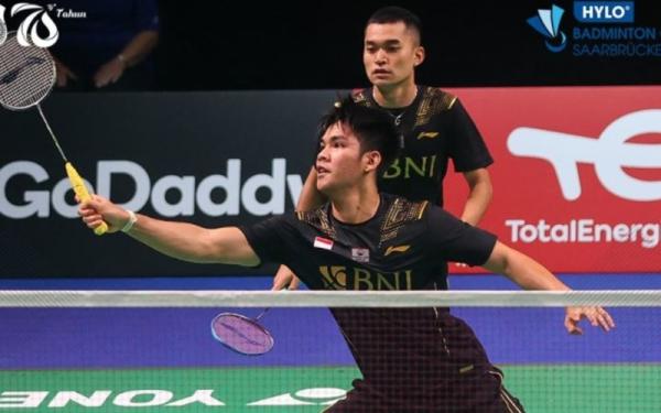 Leo Rolly Carnando/Daniel Marthin Ganda putra Indonesia, Leo Rolly Carnando/Daniel Marthin. (Foto: Twitter/@INABadminton)