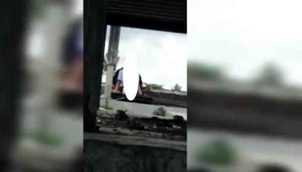 Tangkapan layar video porno pelajar SMK di Gianyar yang viral di media sosial. (Foto: iNews/Ketut Catur)