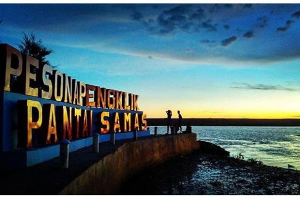 Pantai Samas merupakansalah satu pantai yang terkenal di Bantul. (Foto : bantulpedia.bantulkab.go.id)