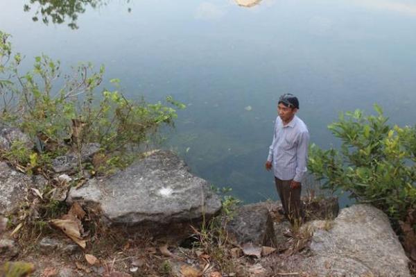 Sendang Pocot Sendang Pocot berada di Sungai Oyo, Banyuurip, Jatimulyo, Bantul, lokasinya berada di sebalah timur Blumbang Banyuurip. (Foto : Dok SindoNews).
