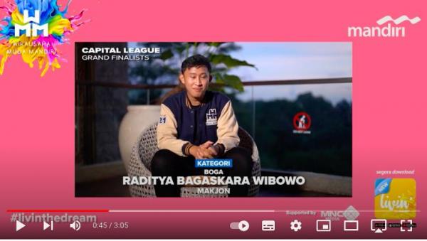 Finalis WMM Raditya Bagaskara. (Foto: dok WMM)
