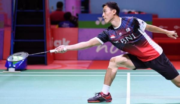 Tunggal putra Indonesia, Shesar Hiren Rhustavito. (Foto: Twitter/@INABadminton)