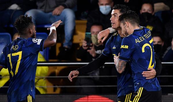 Manchester United Manchester United melaju ke 16 Besar Liga Champions usai hajar Villareal 2-0 pada matchday kelima Grup F di El Madrigal, Rabu (24/11/2021) dini hari WIB. (Foto: REUTERS/Pablo Morano)