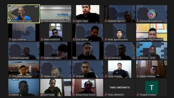 Federasi Futsal Indonesia Federasi Futsal Indonesia menggelar workshop Law of the Game yang dibawakan langsung oleh Instruktur Wasit berlisensi FIFA, Badrul Hisham Kalam asal Kuala Lumpur, Malaysia, via online pada 22-23 November 2021.