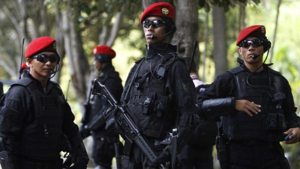 sat-81 kopassus Pasukan elite TNI yang mematikan, kemampuannya sangat disegani musuh. (Foto: Antara)