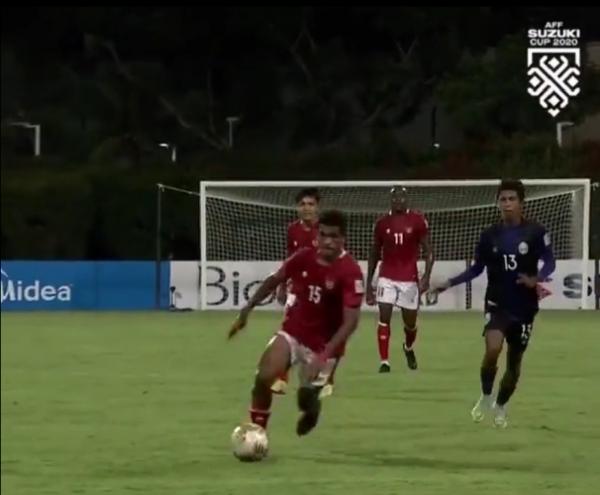 Indonesia vs Kamboja Indonesia menang 4-2 atas Kamboja di laga penyisihan Grup B Piala AFF 2020. (foto: Twitter/AFFSuzukicup).