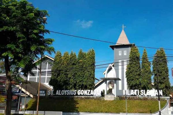Gereja Katolik Santo Aloysius Gonzaga Gereja Katolik Santo Aloysius Gonzaga, Sleman. (Foto : kevikepandiy.org)