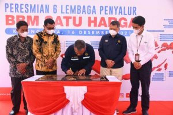 bbm satu harga peresmian (Foto: dok BPH Migas)