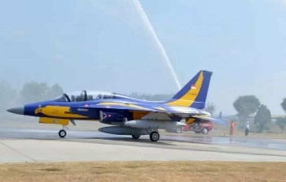 Jet tempur T50 Golden Eagle TNI AU. (Foto : Ist)