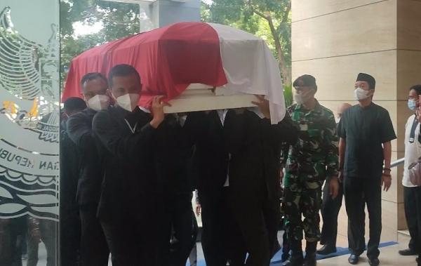 harry azhar Begini suasana penghormatan terakhir Harry Azhar di BPK. Foto: Iqbal DP