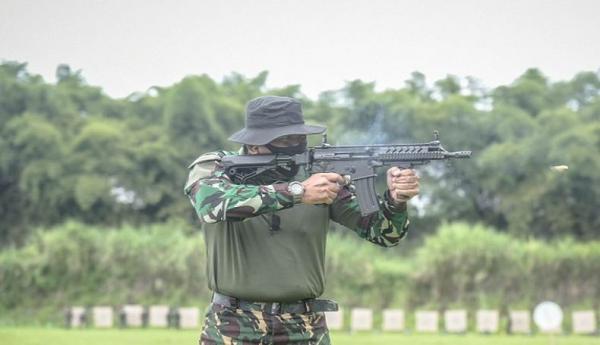 Senjata Api Ss 2 Pindad SS2-V4 mampu memberi presisi tembakan yang baik. (Foto Pindad).