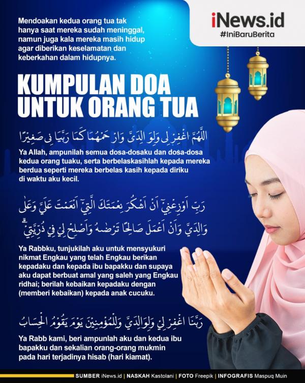 Infografis Doa Untuk Orang Tua Doa untuk bayi yang baru lahir (Foto:Pixabay)