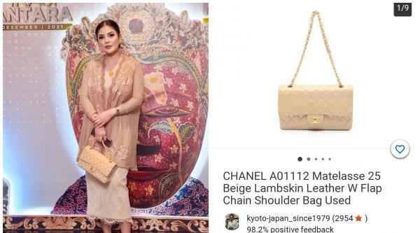 26 Nindy Deretan artis cantik punya koleksi tas mahal. (Foto: Instagram)