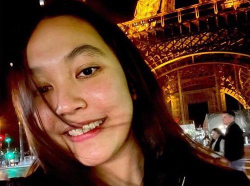Atlet bulutangkis cantik Ribka Sugiarto.